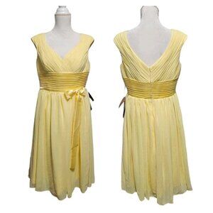 Yellow Bridesmaid Dress Size 14